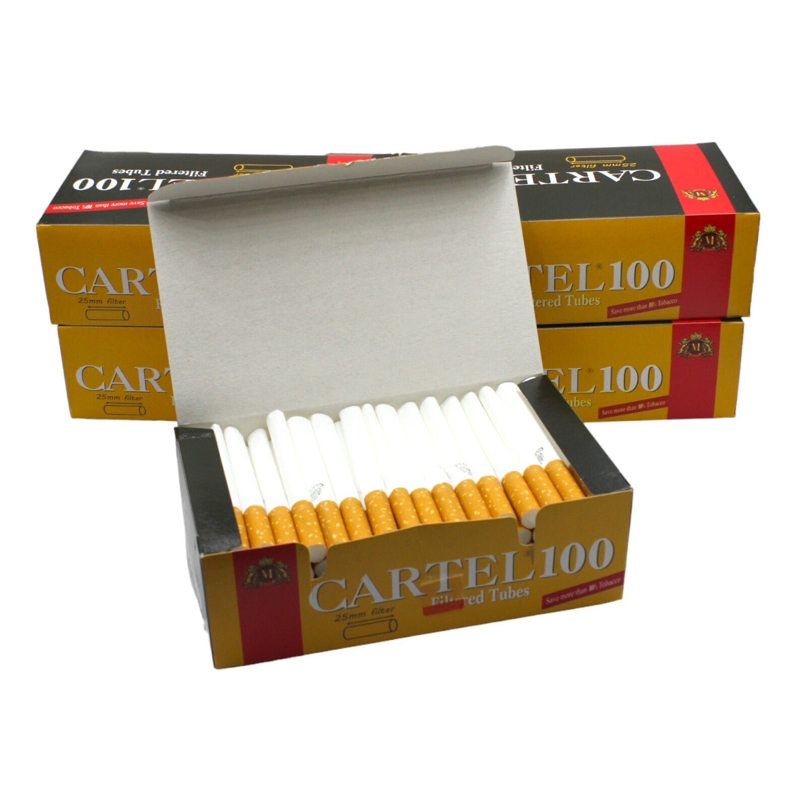 tobacco filter tubes 500x Cartel Orange Full Flavour 25mm Filter Tubes – Your Smoke