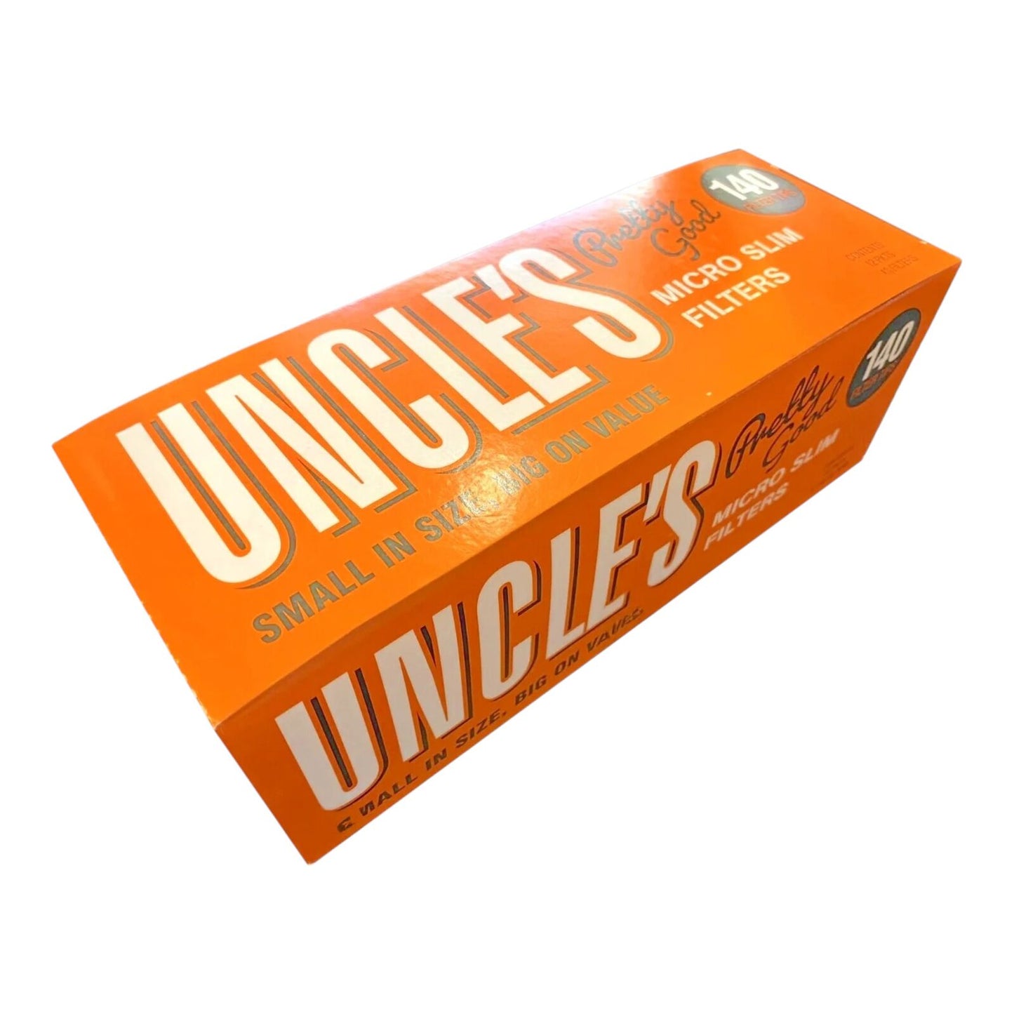 Uncle's Micro Slim Filter Tips 140 Count Rolling Tips