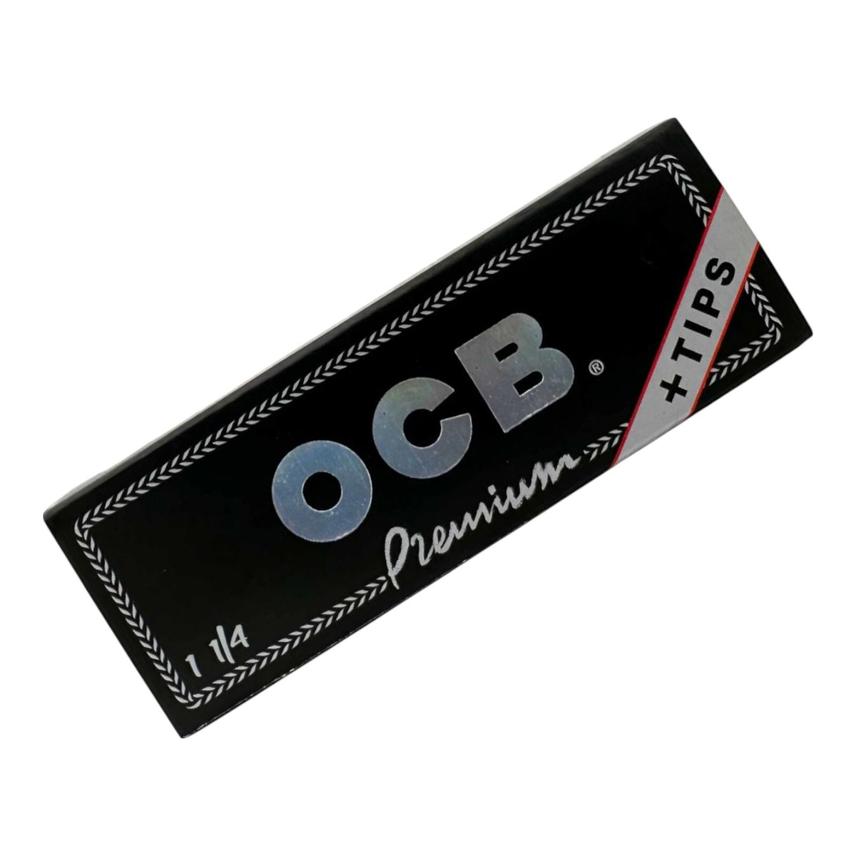 Box of 24 OCB Premium Slim 1 1/4 Papers Tips 50 Leaves