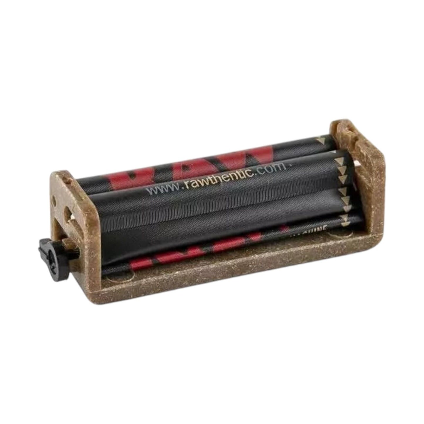 2 x 70mm RAW Black Hemp Eco Plastic Tobacco 2 Way Machine Roller
