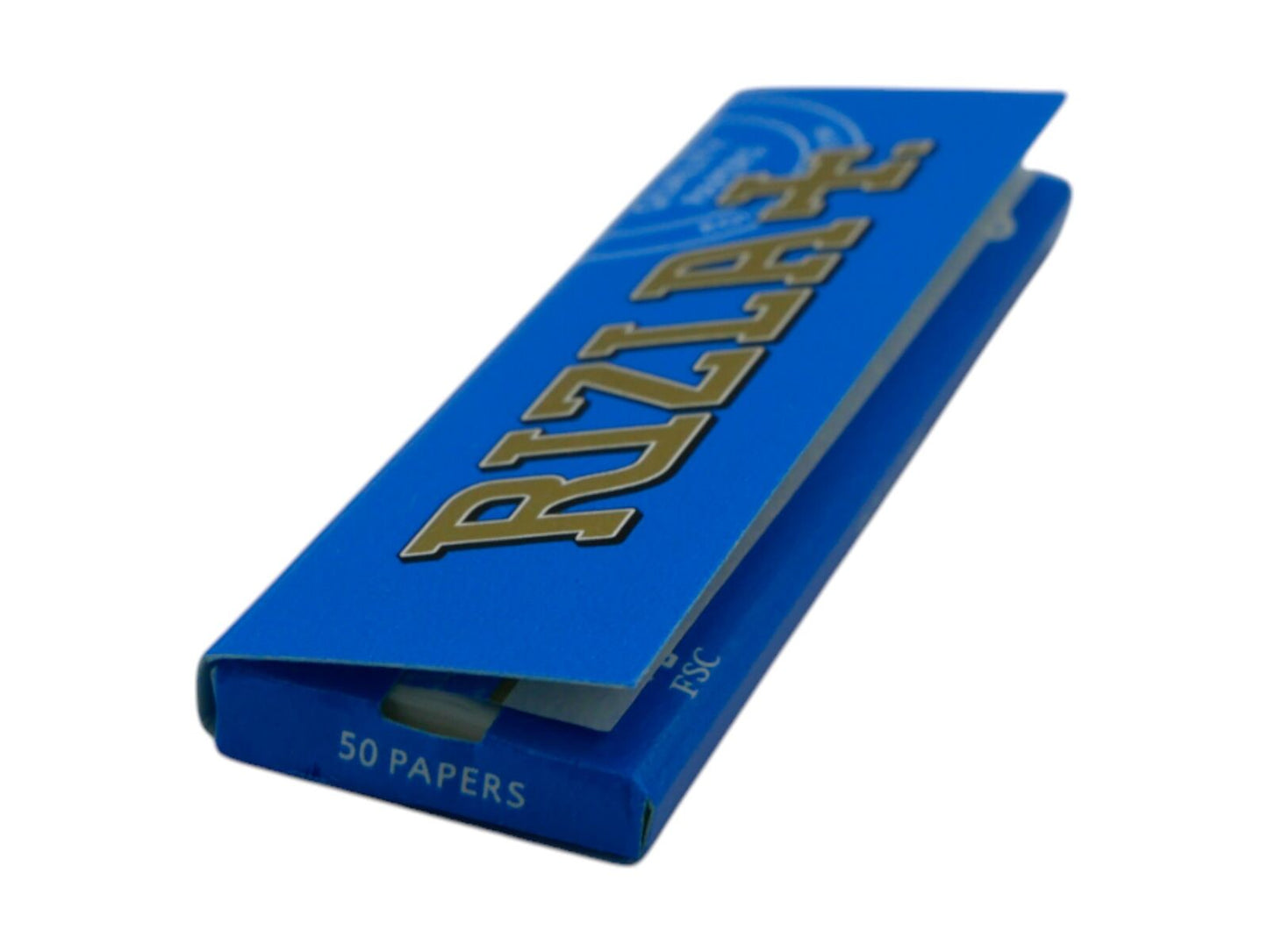 1 x Rizla Regular Size Thin Blue Slim Natural Rolling Papers