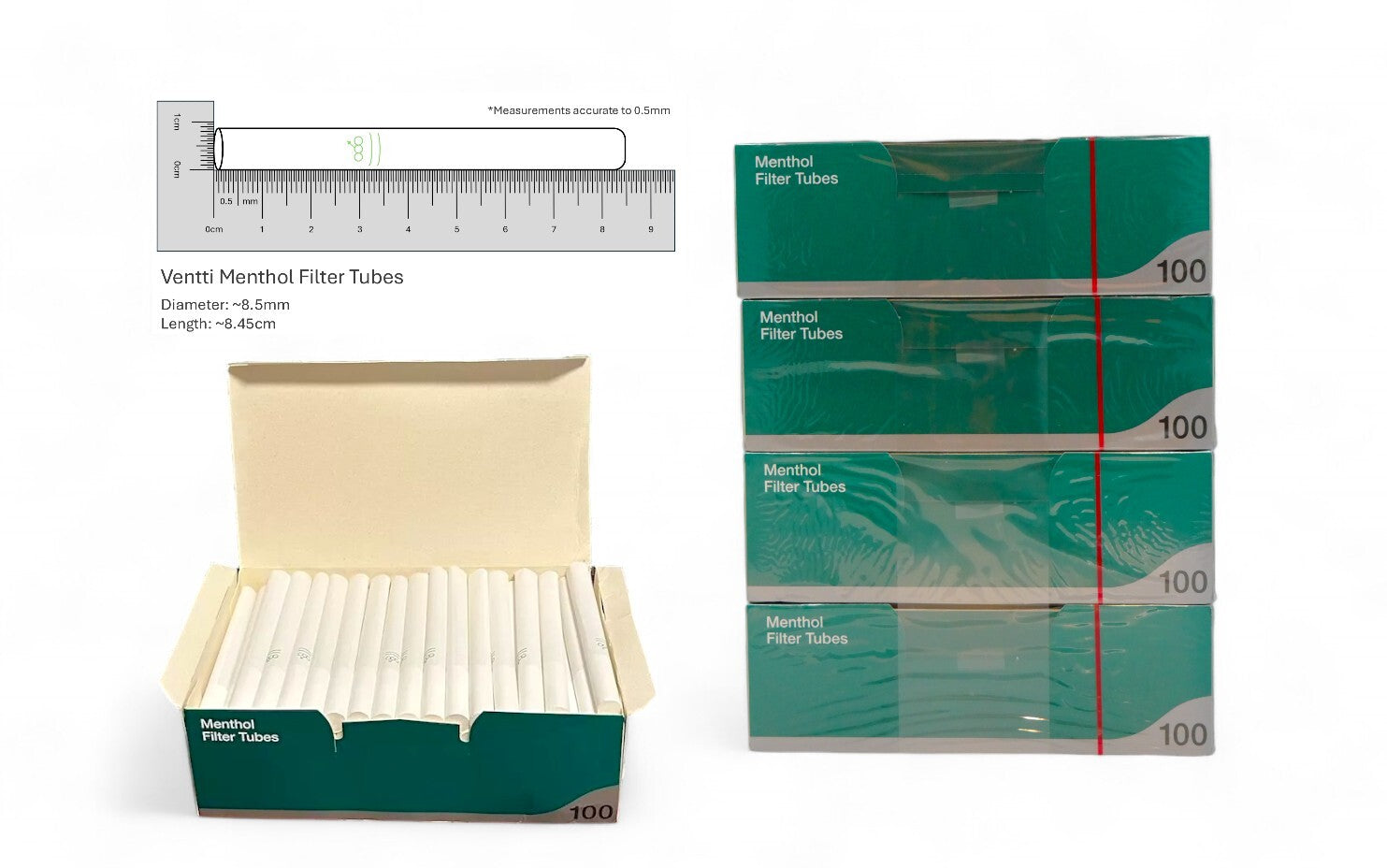 ventti cigarette tubes 1000x Ventti Menthol Filter Tubes Cork Tobacco Cigarette Green – Your Smoke