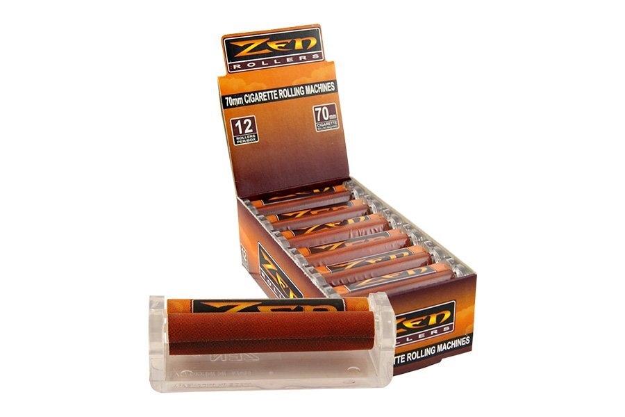 2 x 70mm - Zen Plastic Easy Handroll Cigarette Tobacco Machine