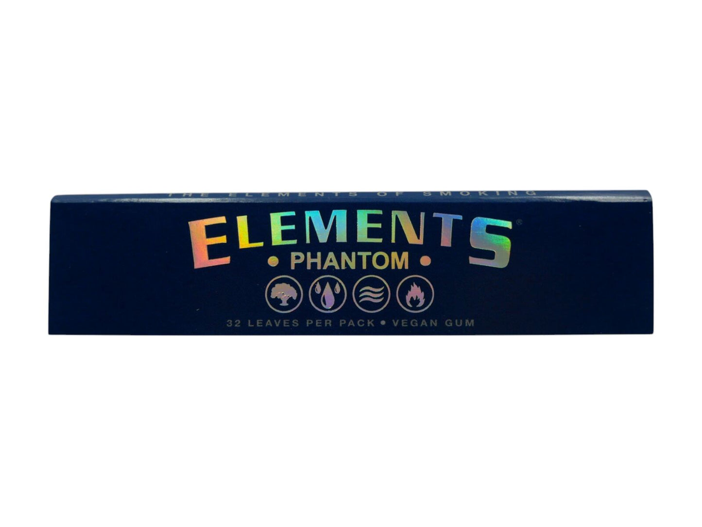 1 x Elements Phantom King Size Rolling Paper Vegan Gum - 32 Leaves