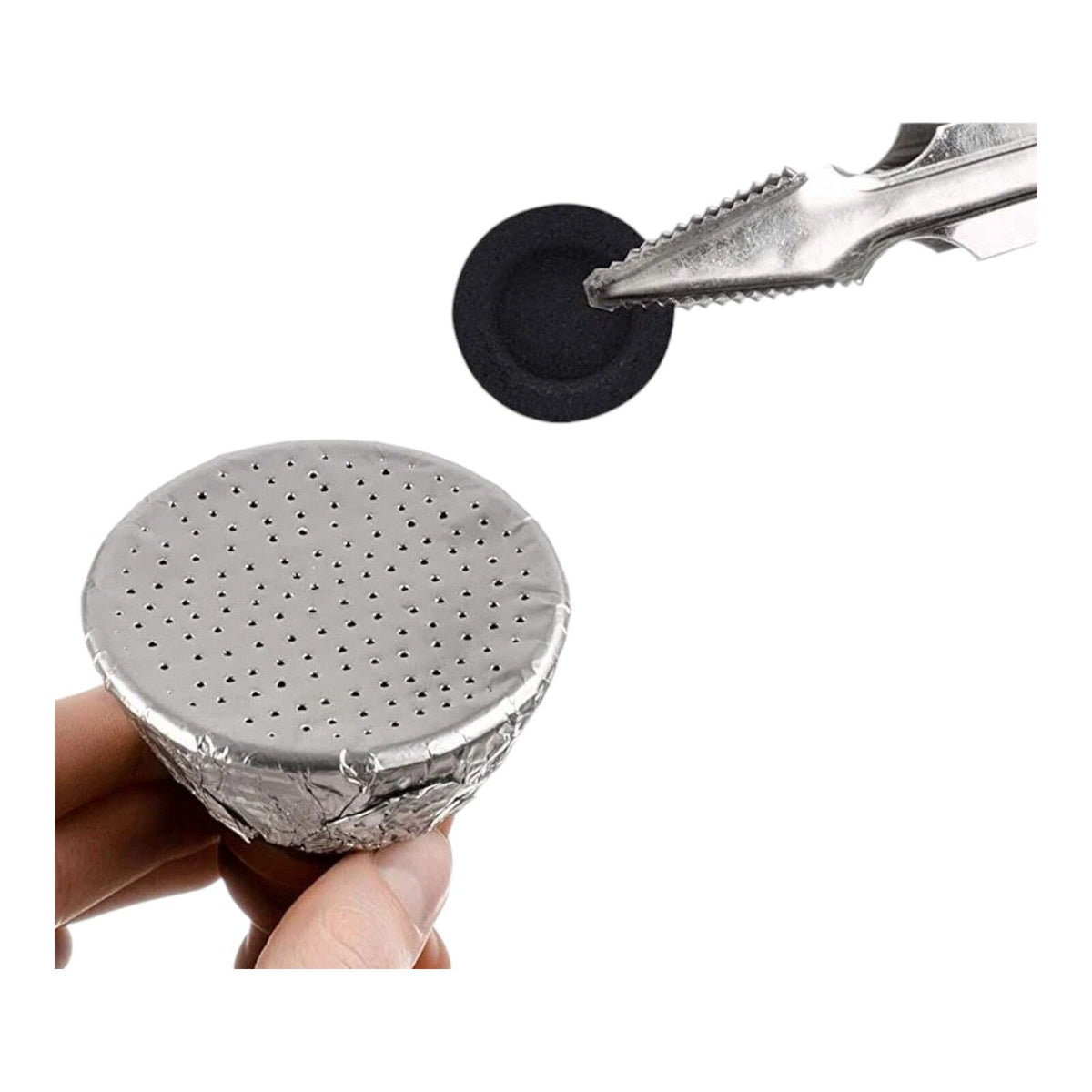 Al-Fakher Pre-Punched Argileh Hookah Foil 12cm (50/pack) - 200 Bundle