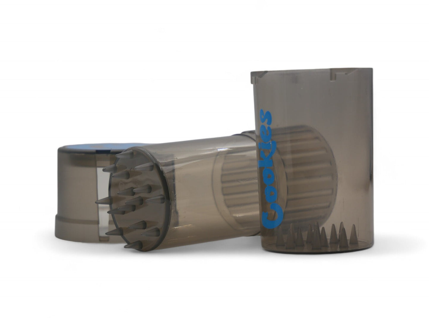 Smell Proof Storage Container Built-in Herb Grinder Crusher - Assorted Colours