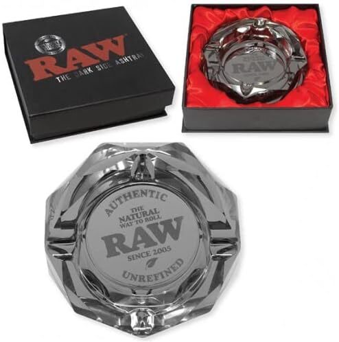 RAW Prism Glass Ashtray - Dark Side