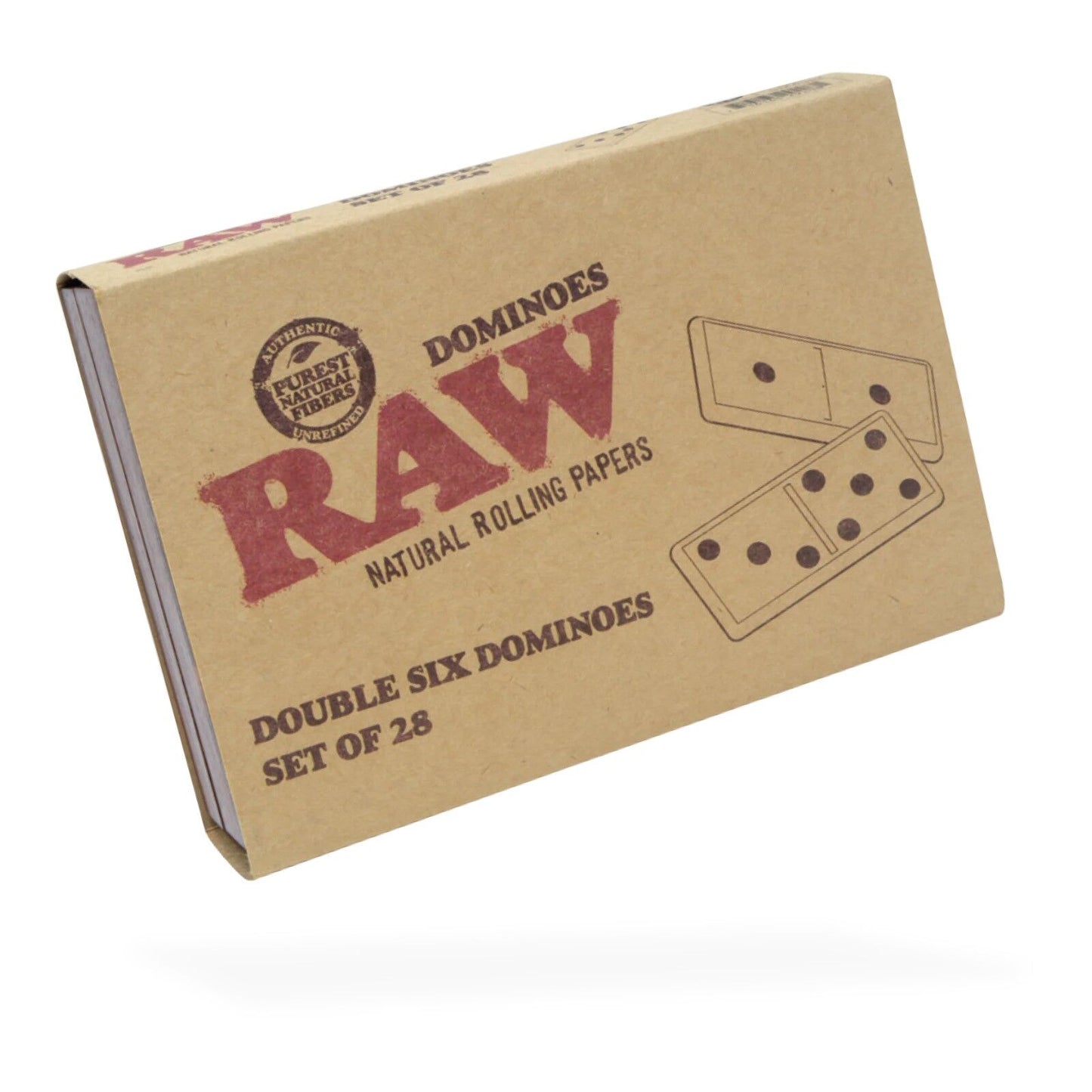 RAW Double Six Dominoes Game Set of 28
