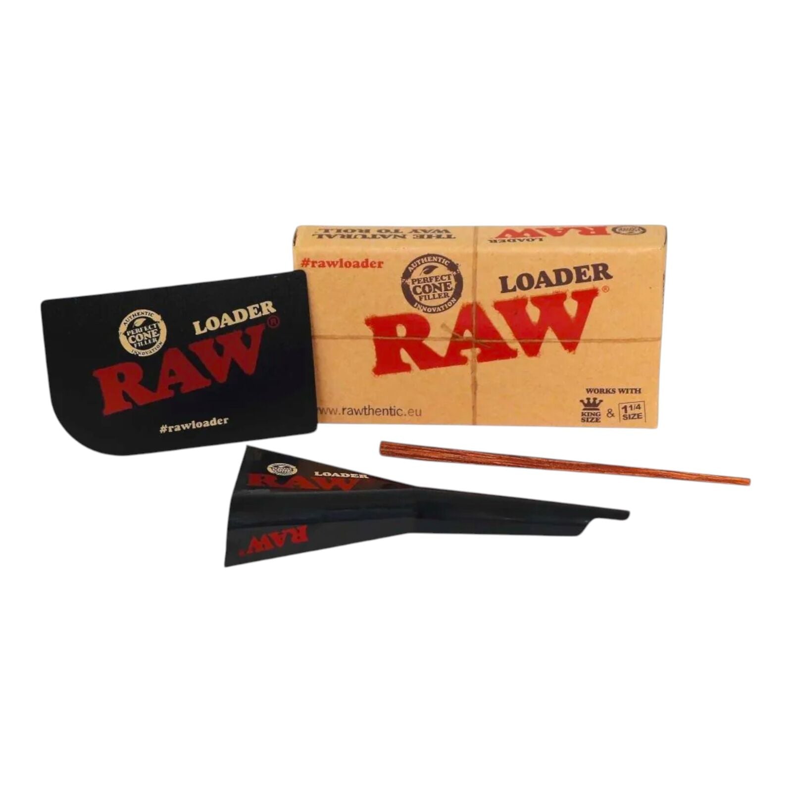 RAW Cone Loader Für King Size & 98 Special Cones – Praktischer Füller Für Selbstgedrehte Zigaretten