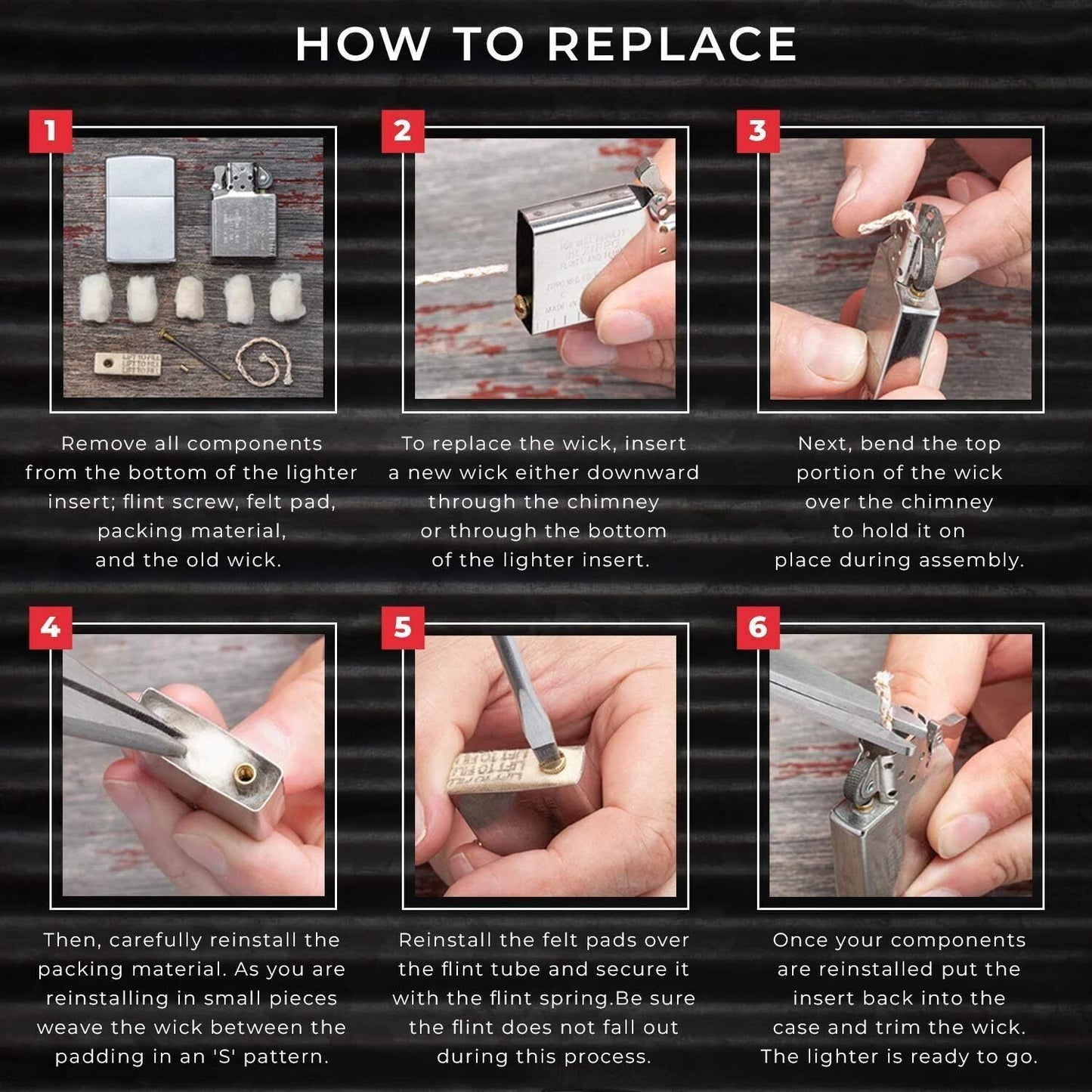 Zippo 65827 Butane Lighter Insert - Lighter Set