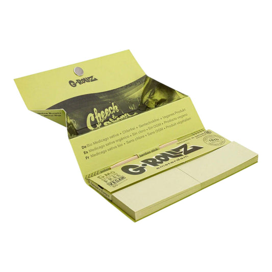 G-Rollz Cheech & Chong King Size Slim Rolling Papers Tips Tray Poker - 50 Leaves