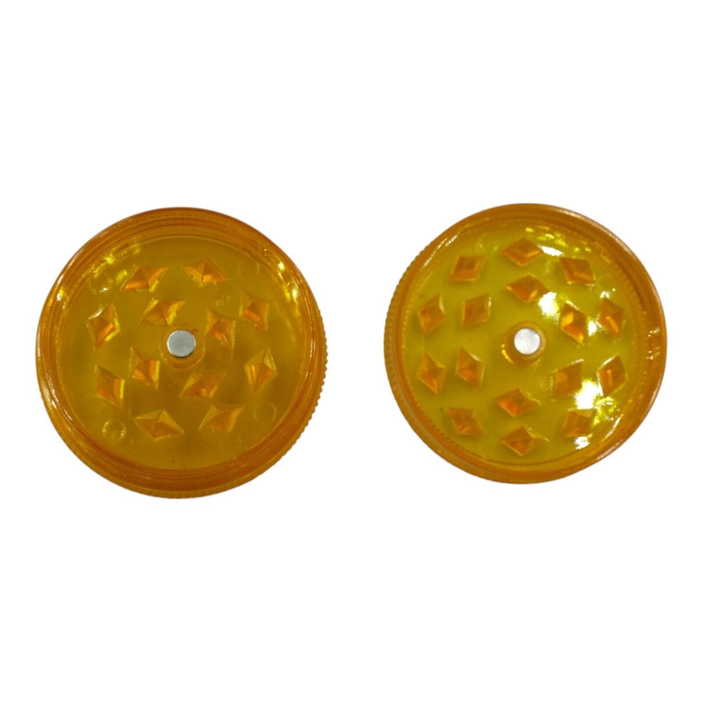 40mm Mini Herb Grinder 2 Layers Smoke Spice Tobacco Plastic Crusher - Assorted