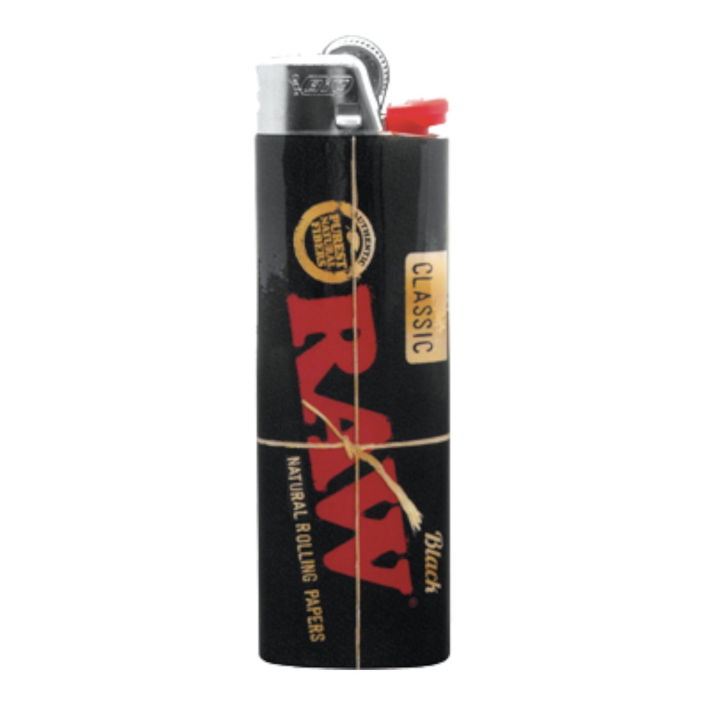 53 BIC x RAW Black Maxi Lighter J26 Tray Standard Size Bulk Box Pack