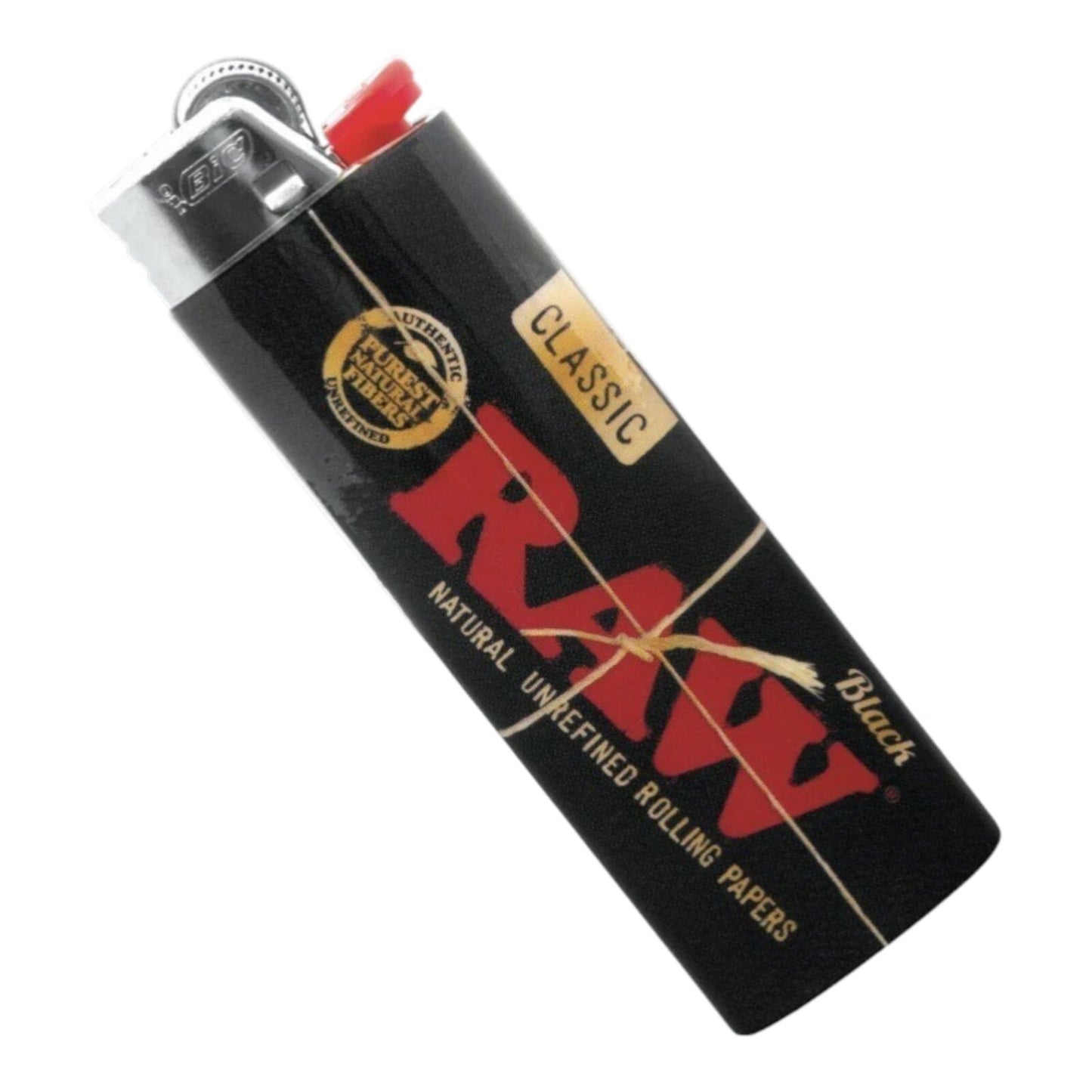 53 BIC x RAW Black Maxi Lighter J26 Tray Standard Size Bulk Box Pack