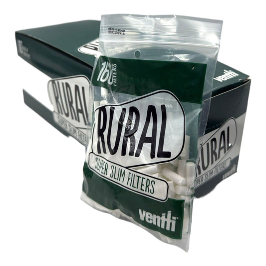 10 X Ventti Rural Super Slim Filters 160 Tips Per Bag 1600 filters