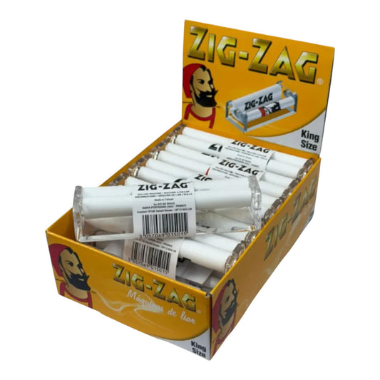 Box of 12 Zig Zag King Size Rolling Machine 110mm Automatic Cigarette Tobacco