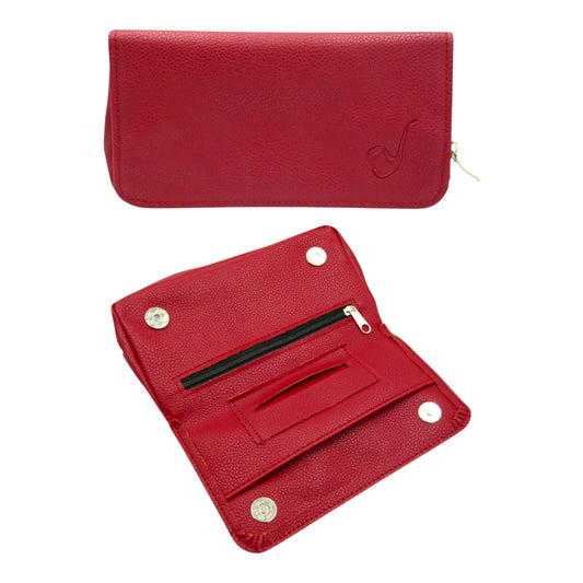 Red Tobacco Smoking Pipe Bag Cigar Carry Pouch