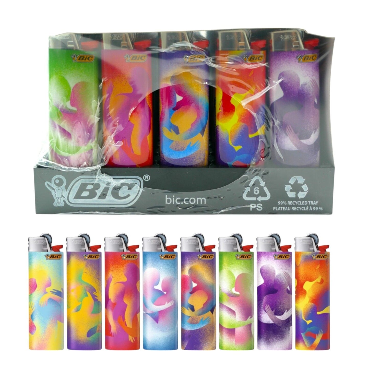50x BIC Maxi Inclusive Lighters Special Edition Pocket Lighters