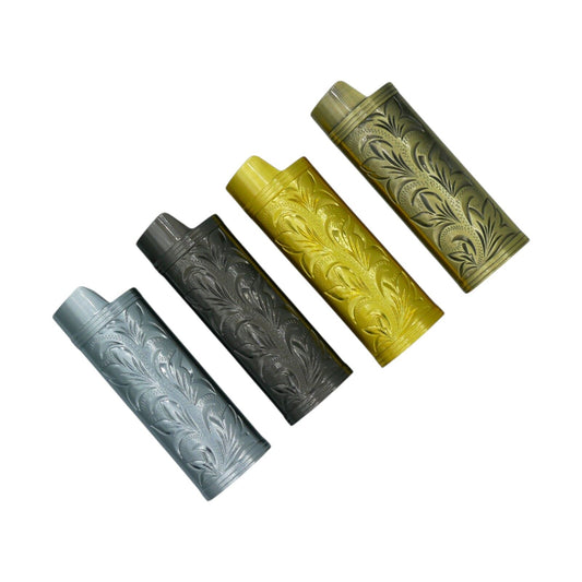 4-Pack Metal Lighter Case Cover Sleeve For BIC Maxi Lighter