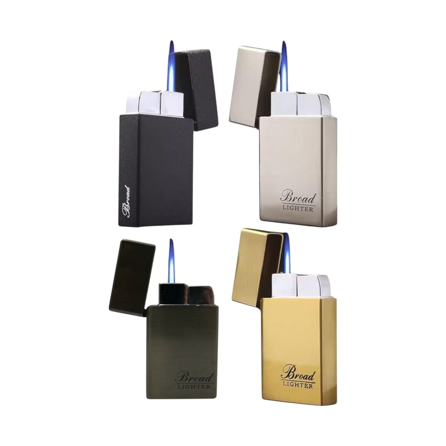 Broad Matte Black Jet Lighter