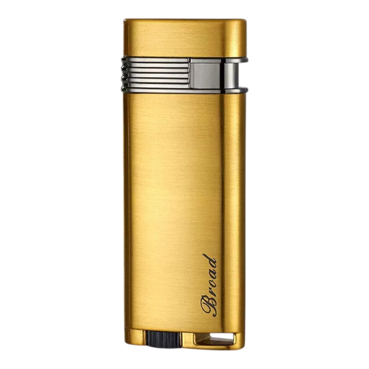 Broad Slim Gold Jet Lighter