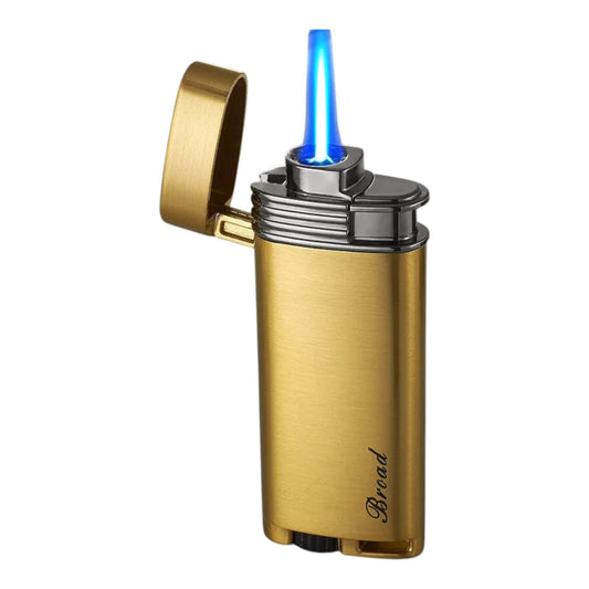 Broad Slim Gold Jet Lighter