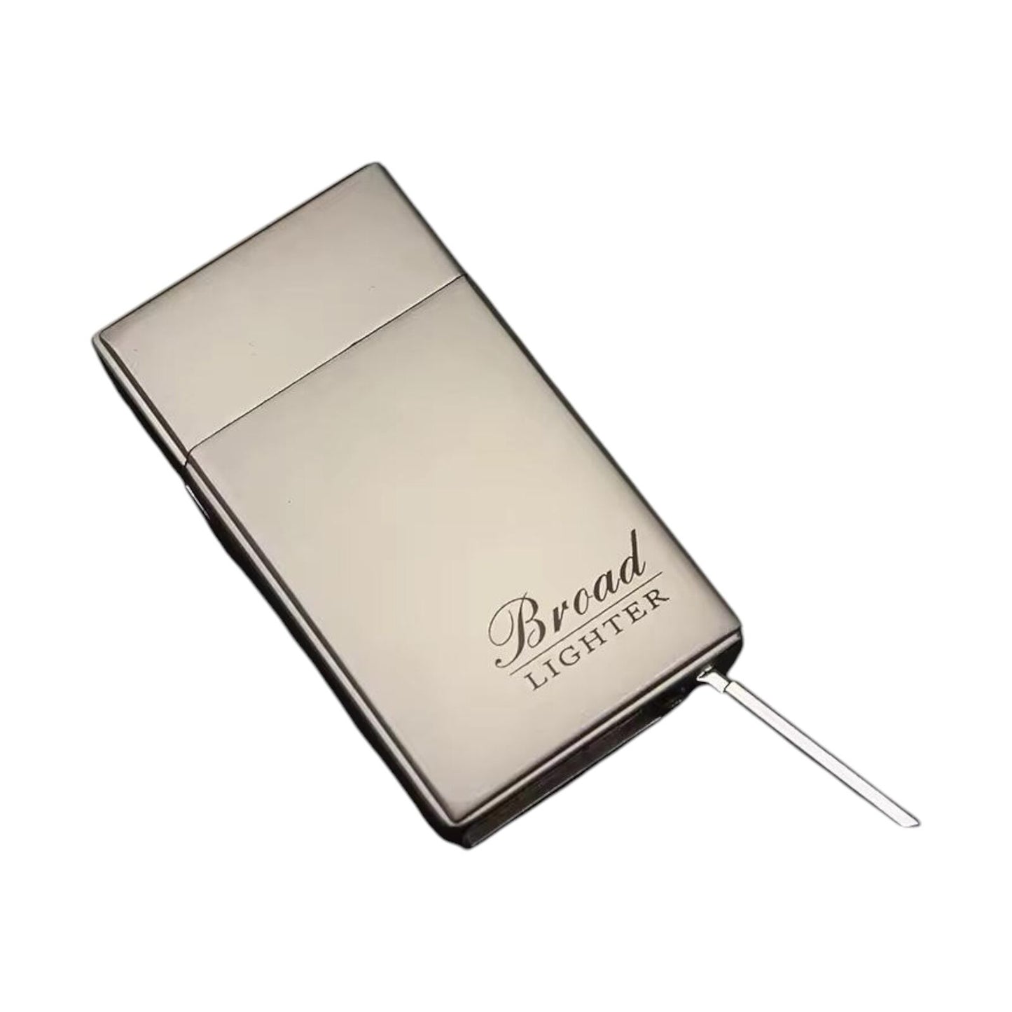Broad Silver Jet Lighter