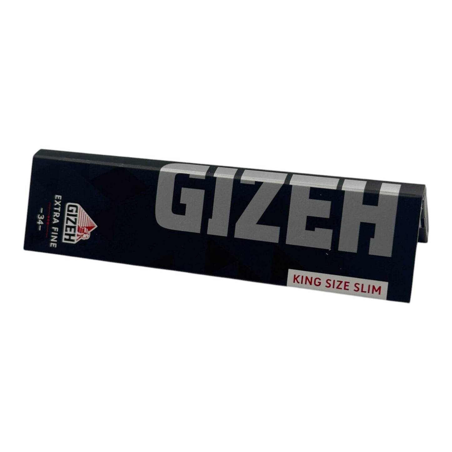 Gizeh Black King Size Slim Rolling Papers Extra Fine 34 Leaves