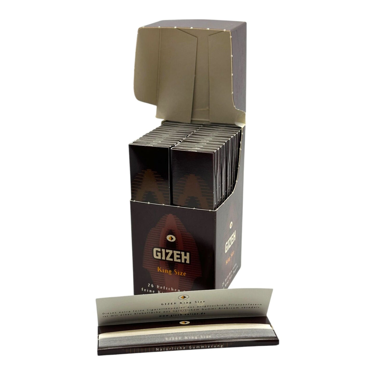 Gizeh King Size Rolling Papers Extra Fine Natural 33 Leaves
