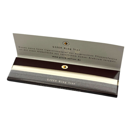 Gizeh King Size Rolling Papers Extra Fine Natural 33 Leaves