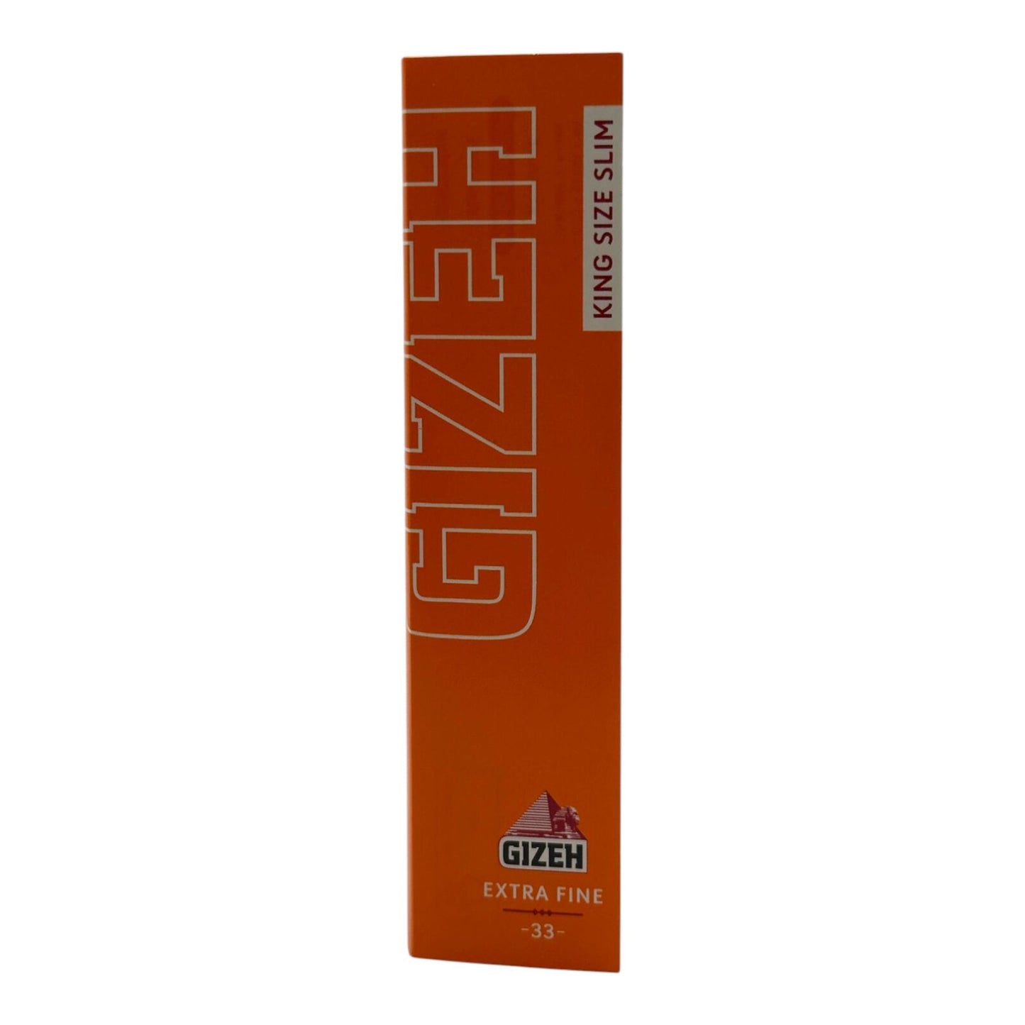 Gizeh King Size Slim Orange Rolling Papers Extra Fine 33 Leaves