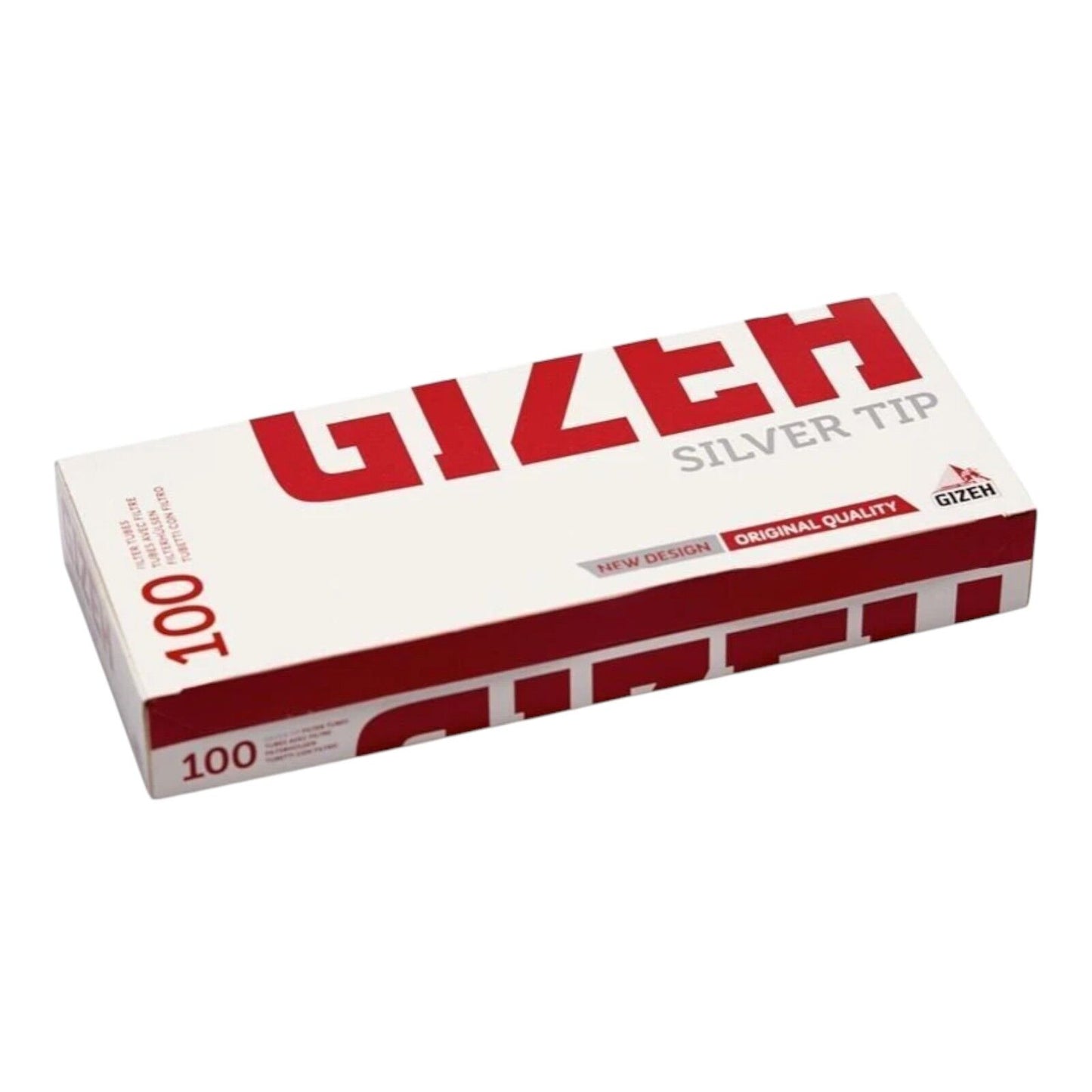 1000x Gizeh Premium Silver Tip Filter Tubes King Size Cork Tobacco Cigarette Red