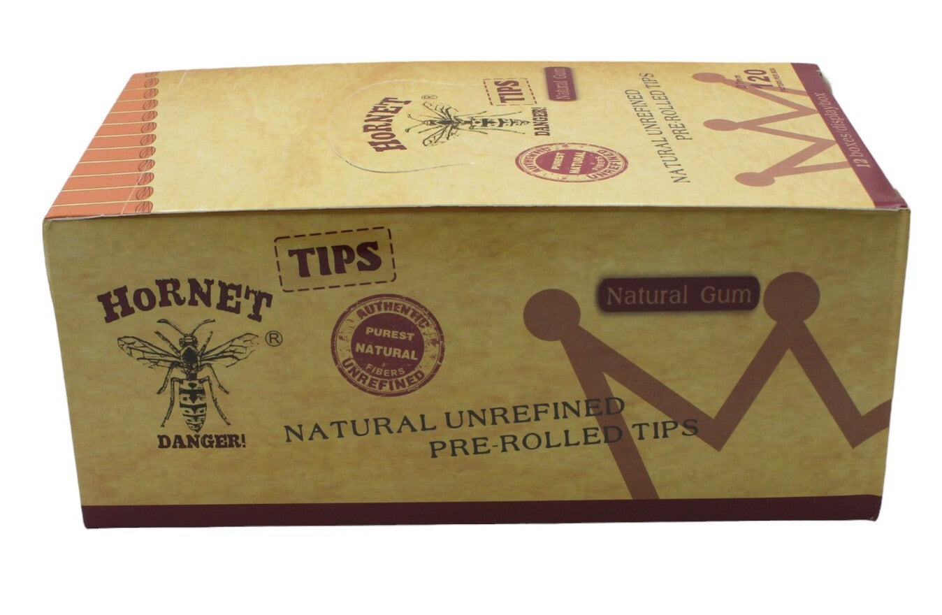 Box of 12 Hornet Classic Pre Rolled Tips Filter Roach (1440 Tips Total)