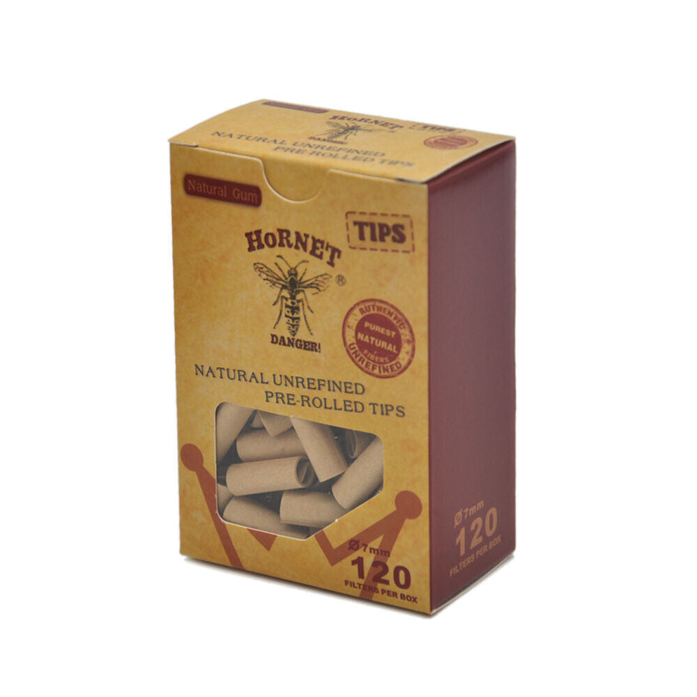 Box of 12 Hornet Classic Pre Rolled Tips Filter Roach (1440 Tips Total)