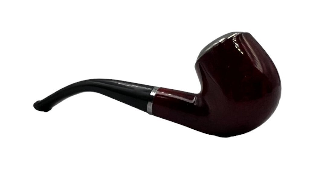 Jim Beam Hip Flask, Shot Glass, Pipe and Pen Gift Set (8oz)