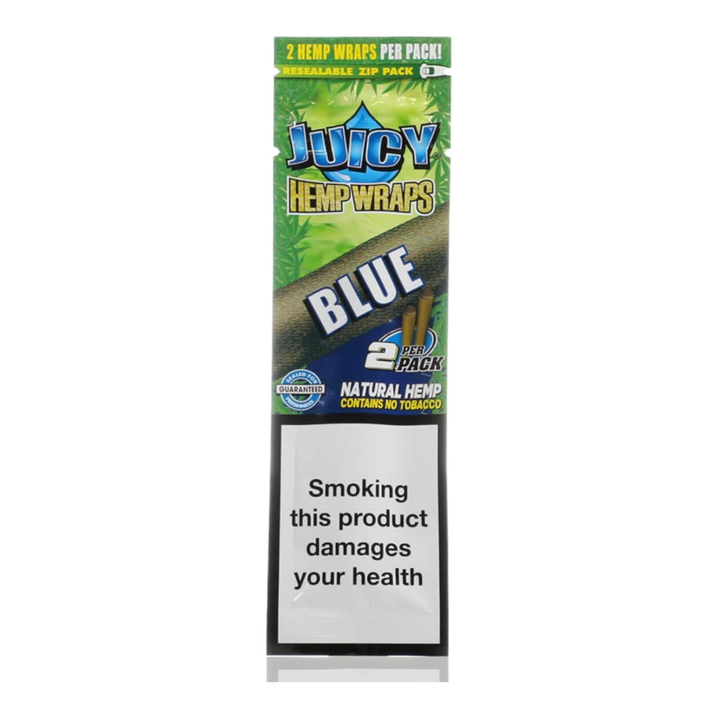 Juicy Jays Blue Flavour Natural Wraps (2 Wraps Per Pack)