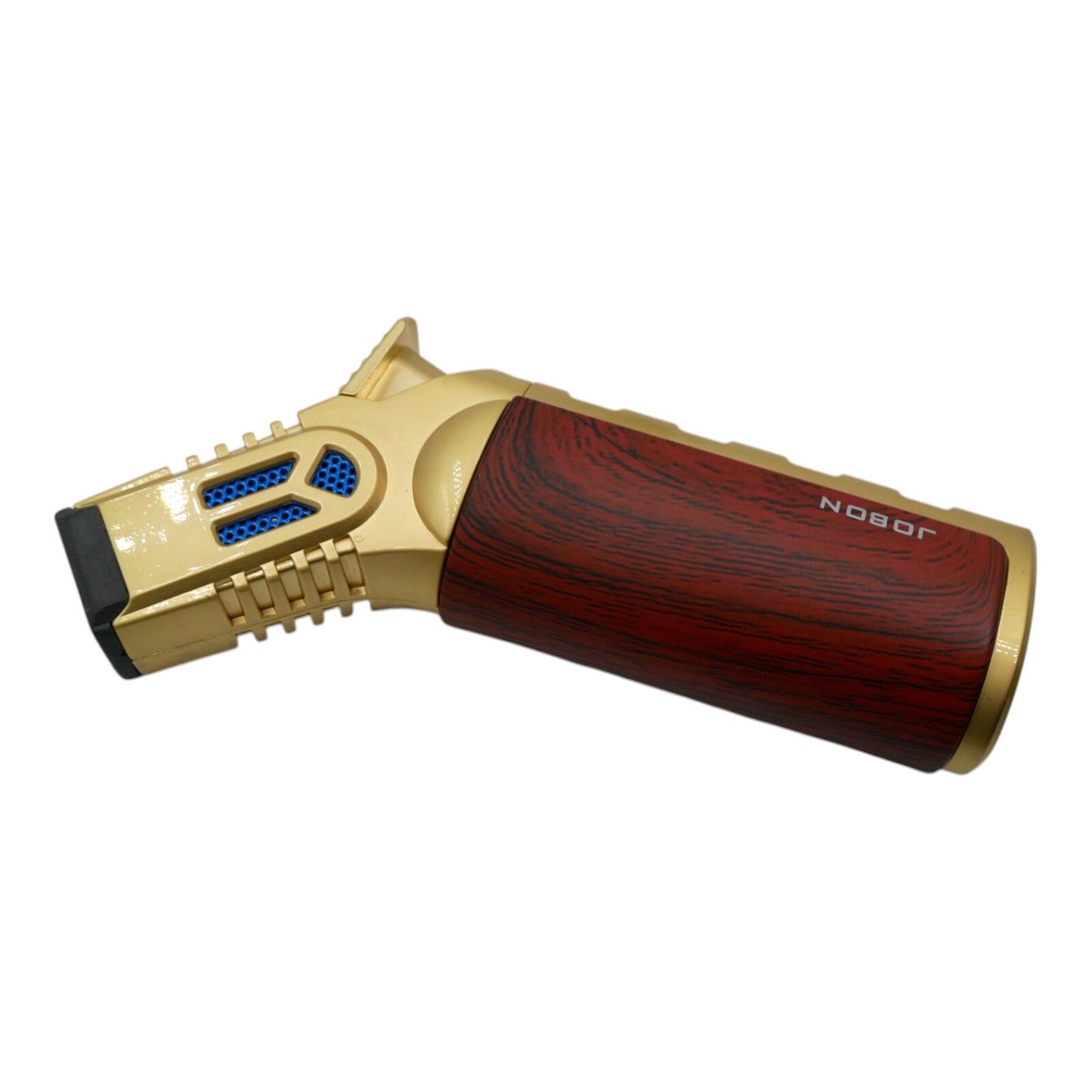Jobon Golden Red 4 Flame Jet Windproof Refillable Lighter