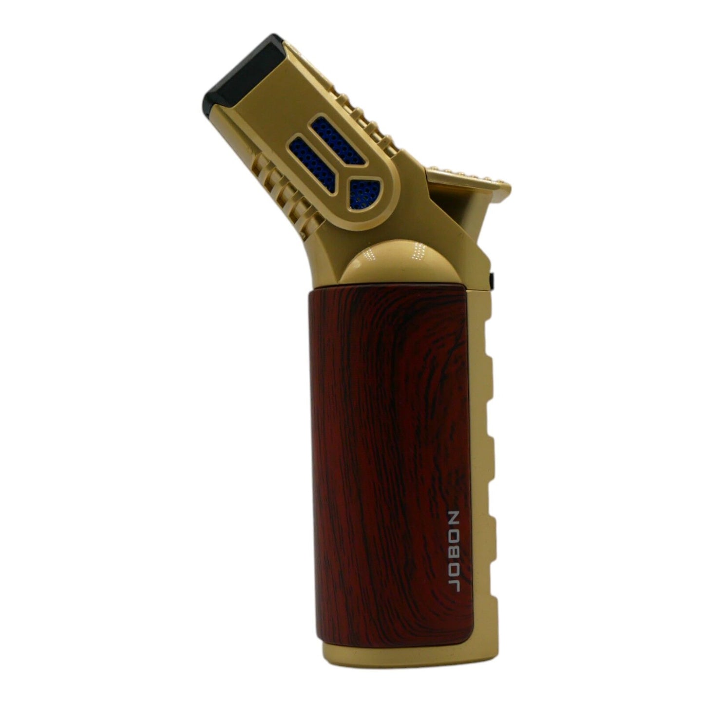 Jobon Golden Red 4 Flame Jet Windproof Refillable Lighter