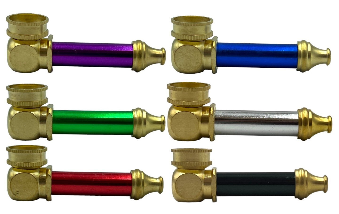 Mini Herb Grinder & Pipe Set - Assorted