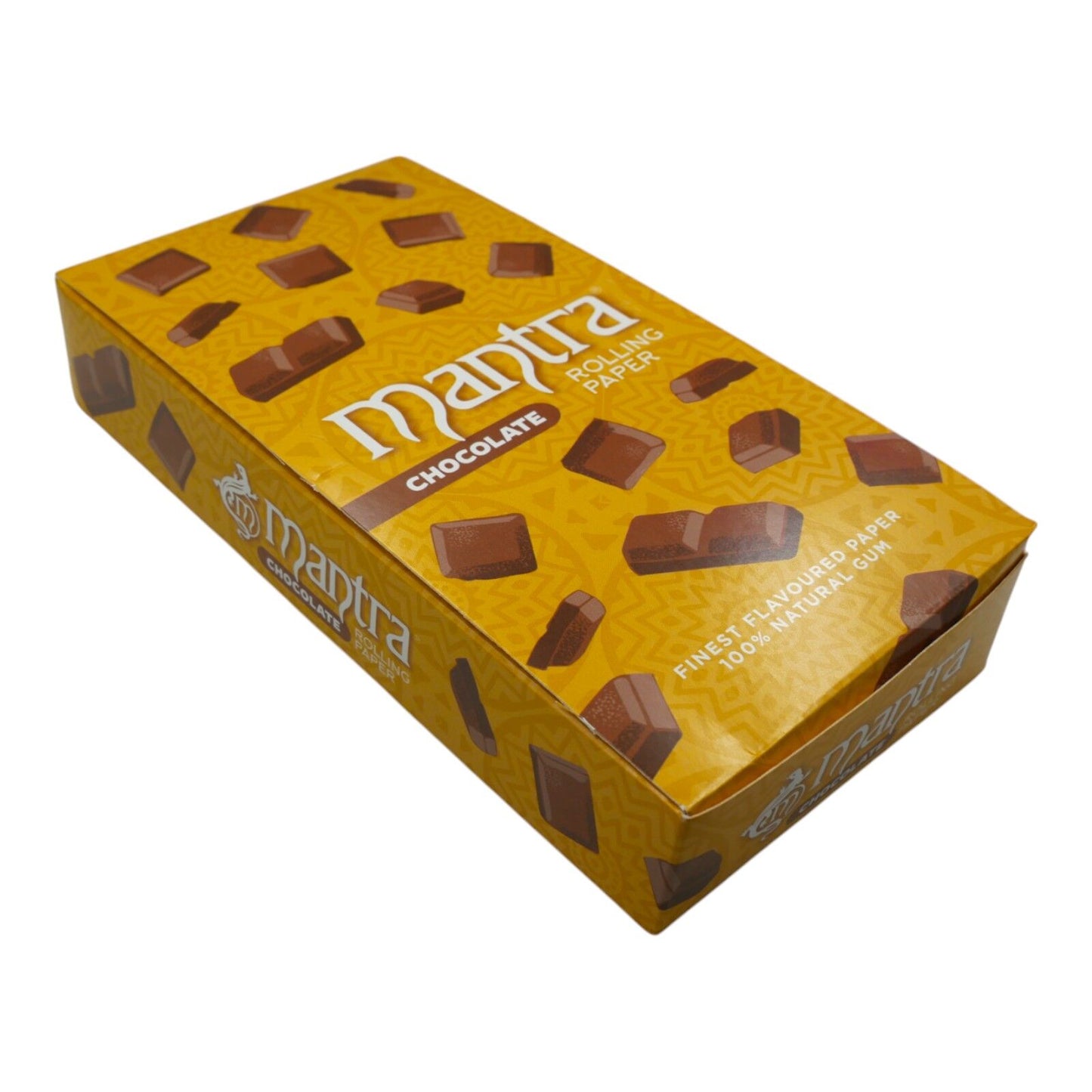 Box of Mantra 1 1/4 Size Chocolate Flavoured Rolling Paper
