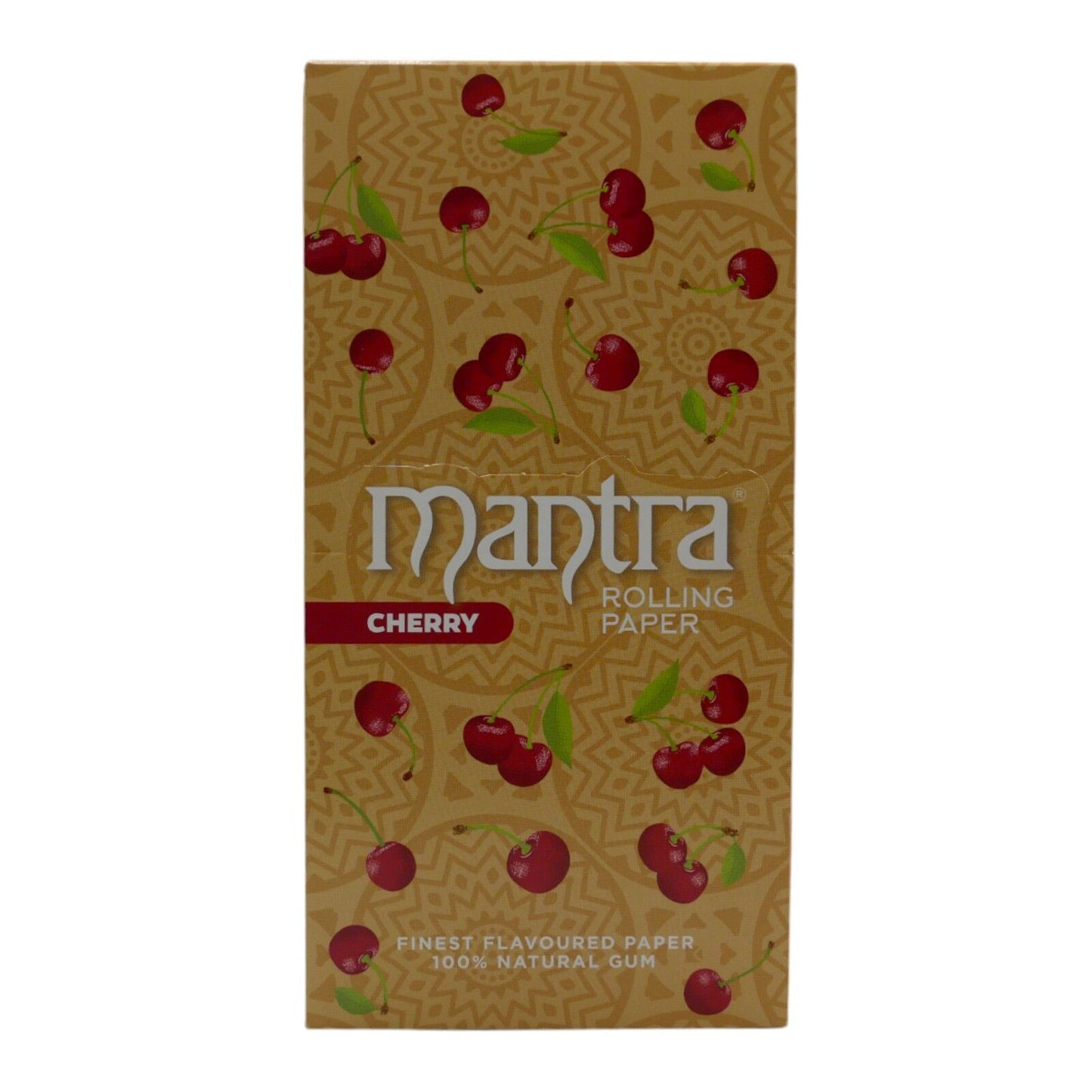 Box of Mantra 1 1/4 Size Cherry Flavoured Rolling Paper