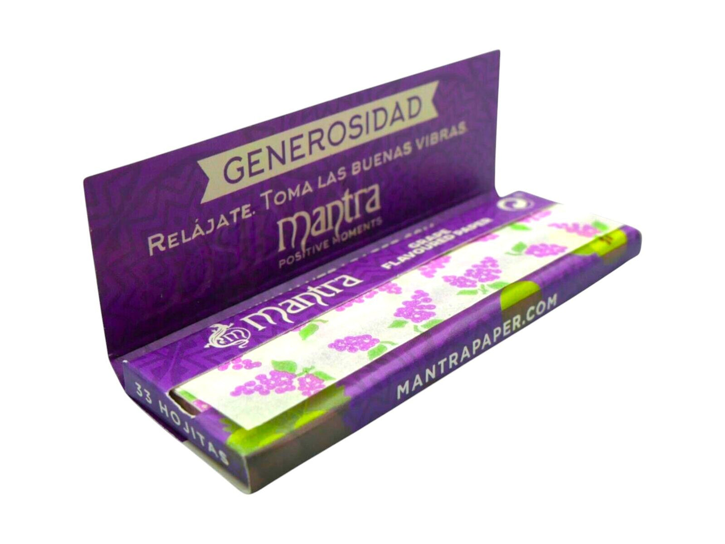 1 x Mantra 1 1/4 Size Grape Flavoured Rolling Paper