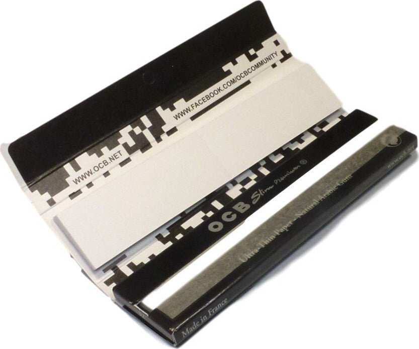 OCB Premium Slim KING SIZE Papers With Tips 32 Leaves & Tips Roll Paper Tobacco