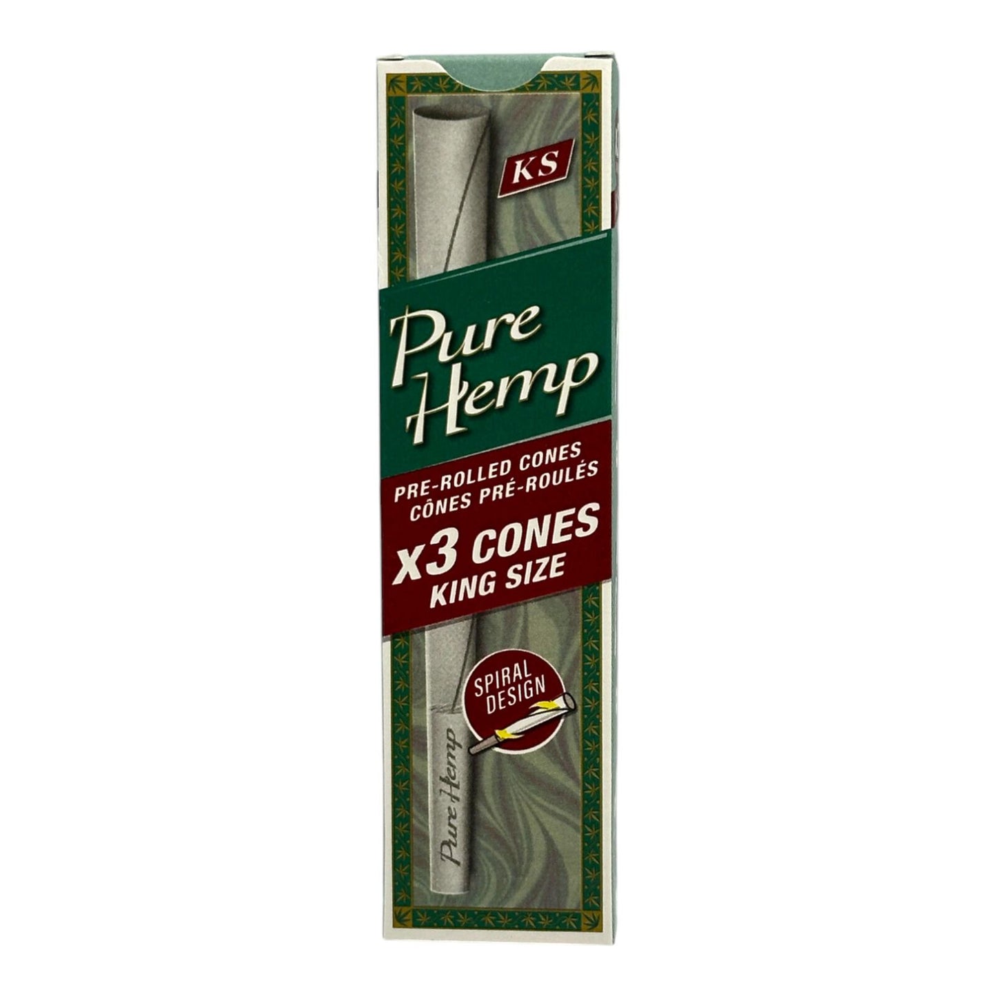 Pure Hemp King Size Pre Rolled Cones 3 Pack