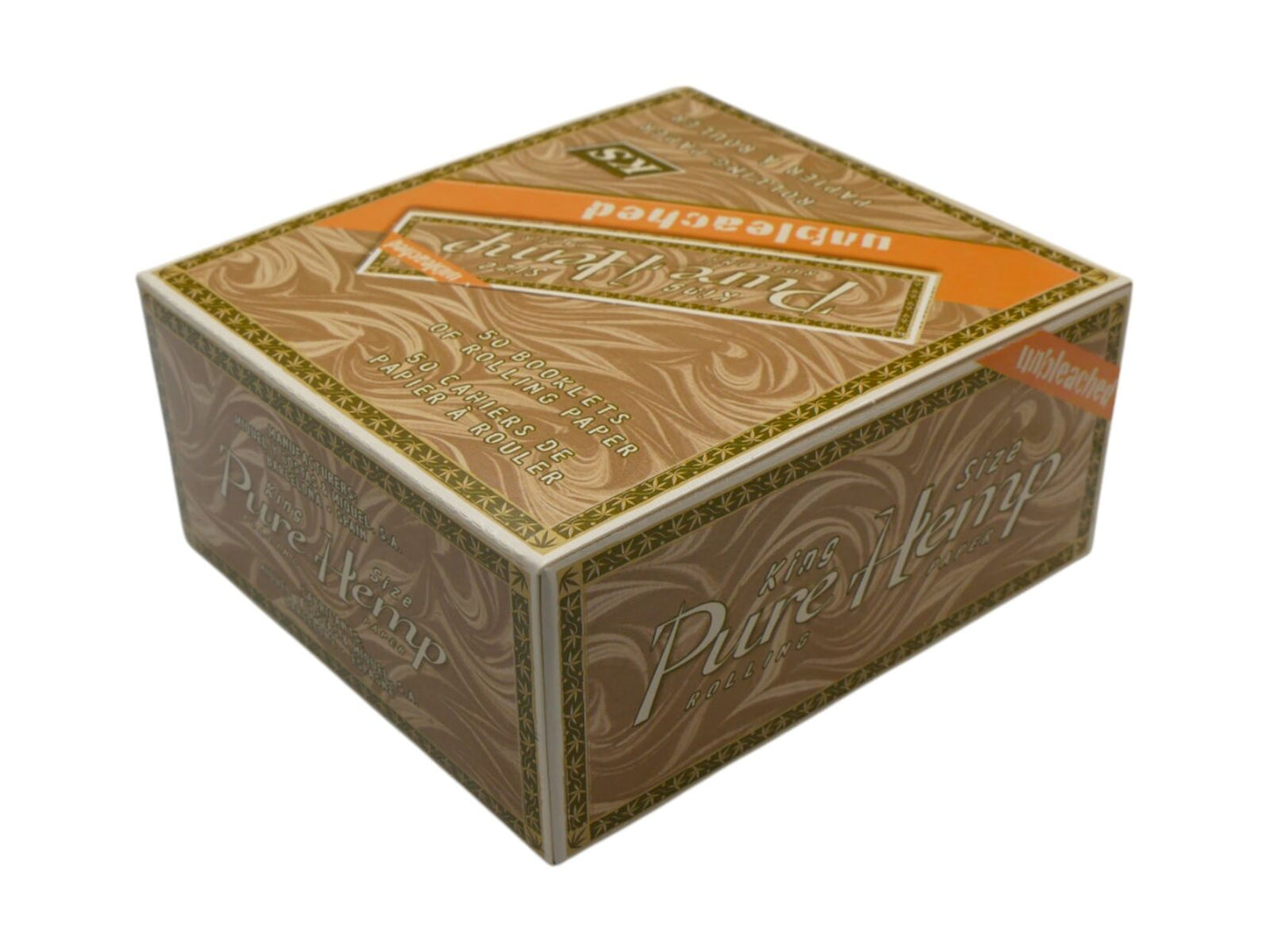 Box of Pure Hemp Unbleached King Size Rolling Papers