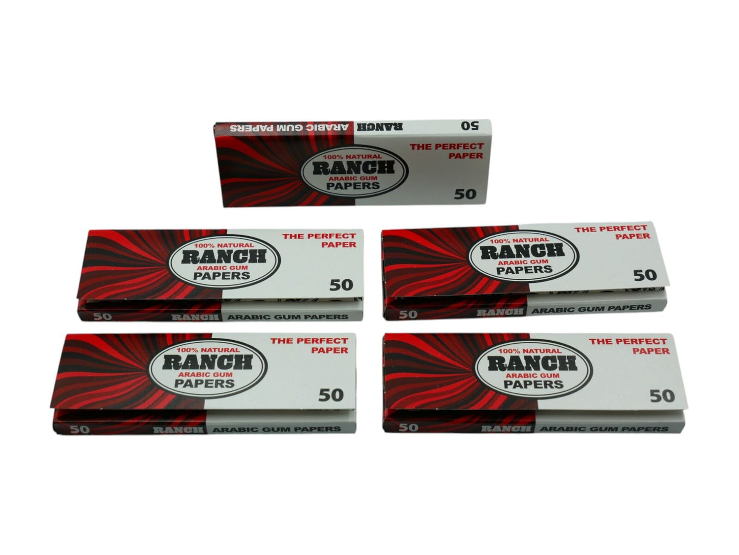 20 Packs x Ranch Arabic Gum Papers (50 Leaves Per Booklet)