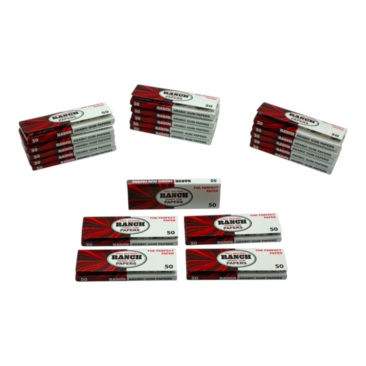 Box of 90 Ranch Arabic Gum Papers 50 Leaves Per Booklet