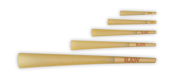 Raw 5 Stage Rawket Cone Sets from 1 1/4 Kingsize to Supernatural