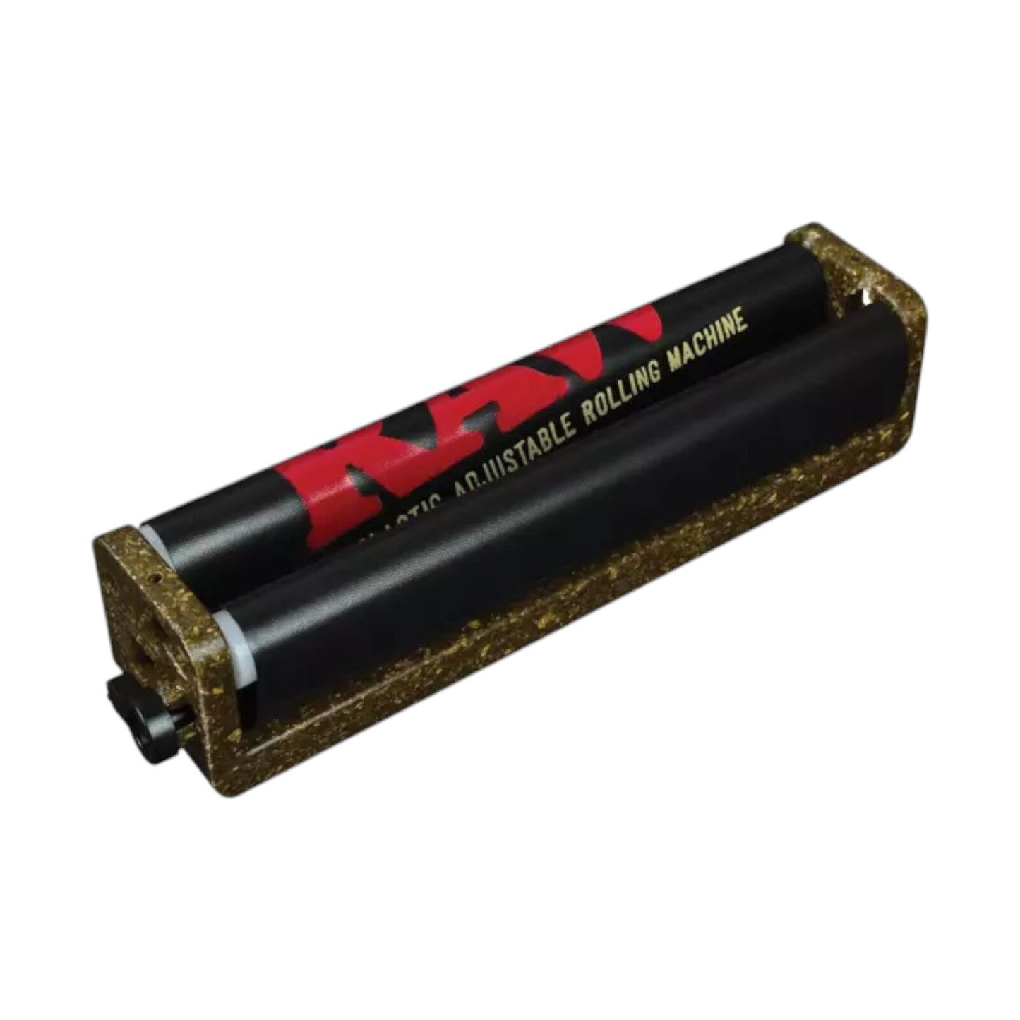 70mm - RAW Black Hemp Eco Plastic Tobacco 2 Way Machine Roller