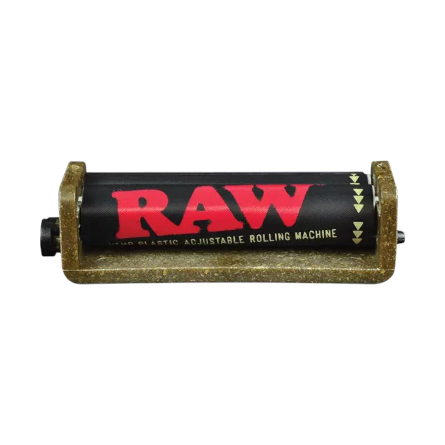 70mm - RAW Black Hemp Eco Plastic Tobacco 2 Way Machine Roller